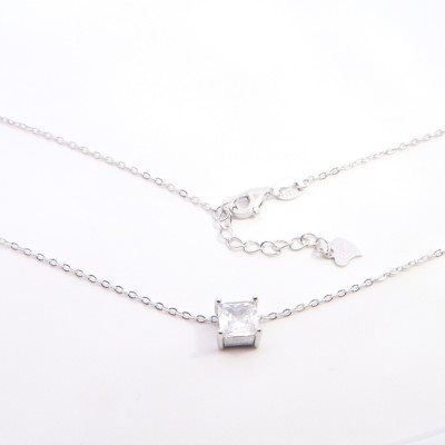 Collana Domar Gioielli Donna Collana argento 925 punto luce in Argento Cubic Zirconia NZB113792 - NZB113792